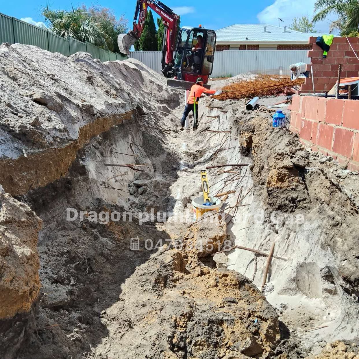 Subdivision Sewer Rough-In photo 3