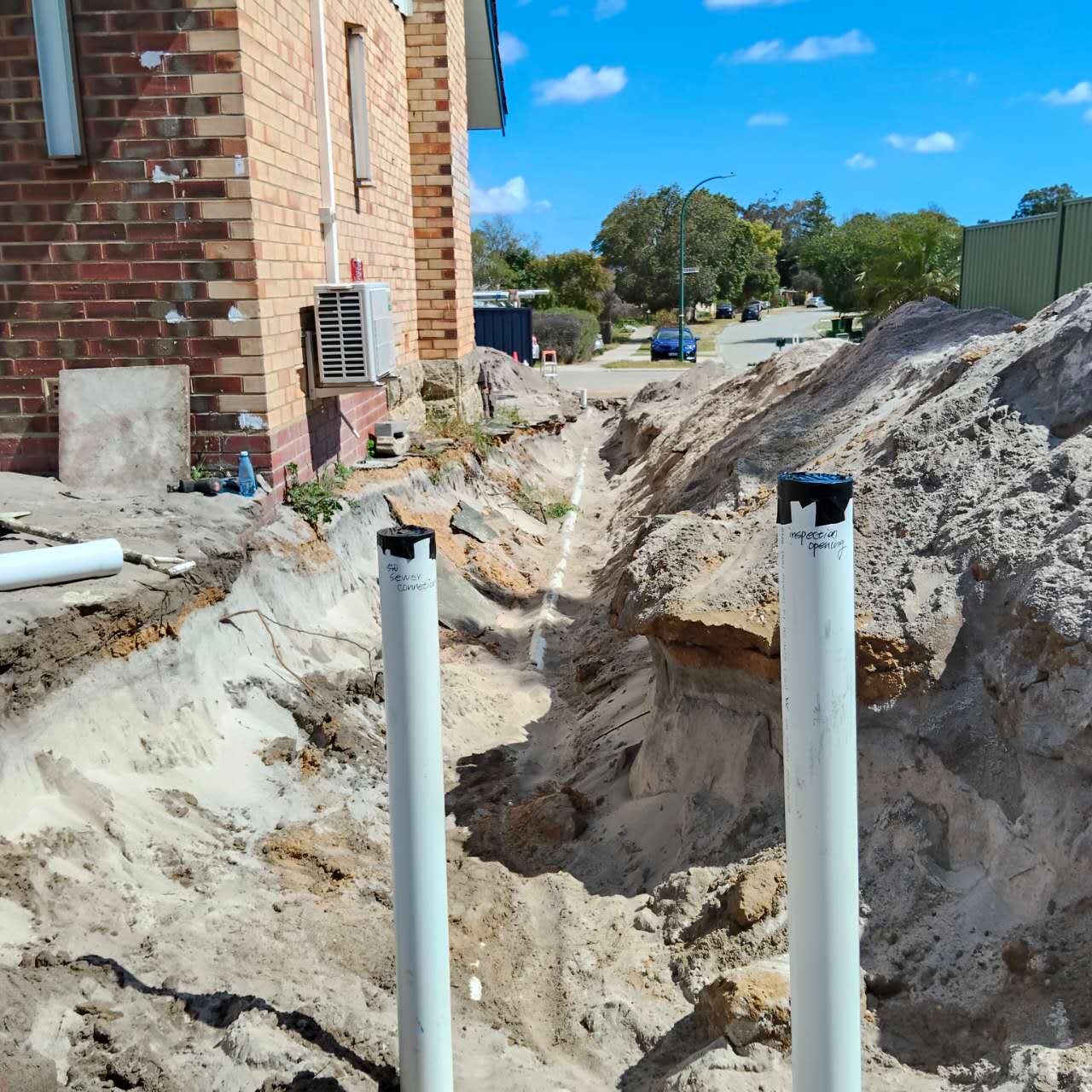 Subdivision Sewer Rough-In photo 1